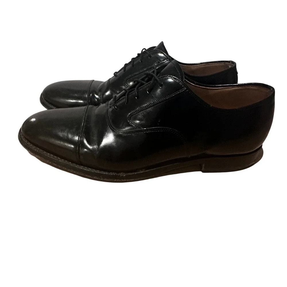 Johnston & Murphy Melton Cap Toe Oxford Mens Size 9.5 Formal Business Work Shoes